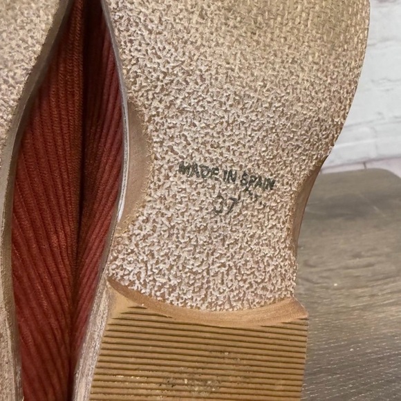 Free People Royal Rust Corduroy Slip-On Flats - Picture 8 of 9